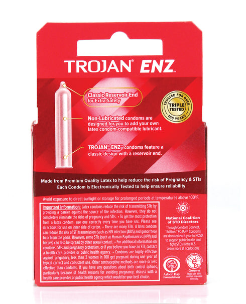 Caja no lubricada Trojan Enz 3